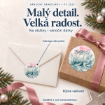 Vánoční samolepka 424 – PF 2027 – Různé velikosti