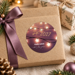 Vánoční samolepka 468 – PF 2027 – Na dárku