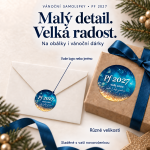 Vánoční samolepka 472 – PF 2027 – Různé velikosti
