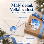 Vánoční samolepka 474 – PF 2027 – Různé velikosti