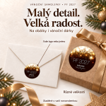 Vánoční samolepka 87 – PF 2027 – Různé velikosti