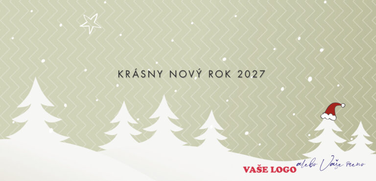 Novoročenka 299 – Santova čiapka Novoročenka „Santova čiapka“ s vlastným textom a logom.