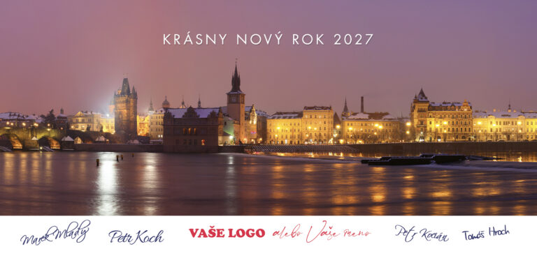 Novoročenka 382 – Osvetlená metropola Novoročenka Osvetlená metropola s vlastným textom a logom.